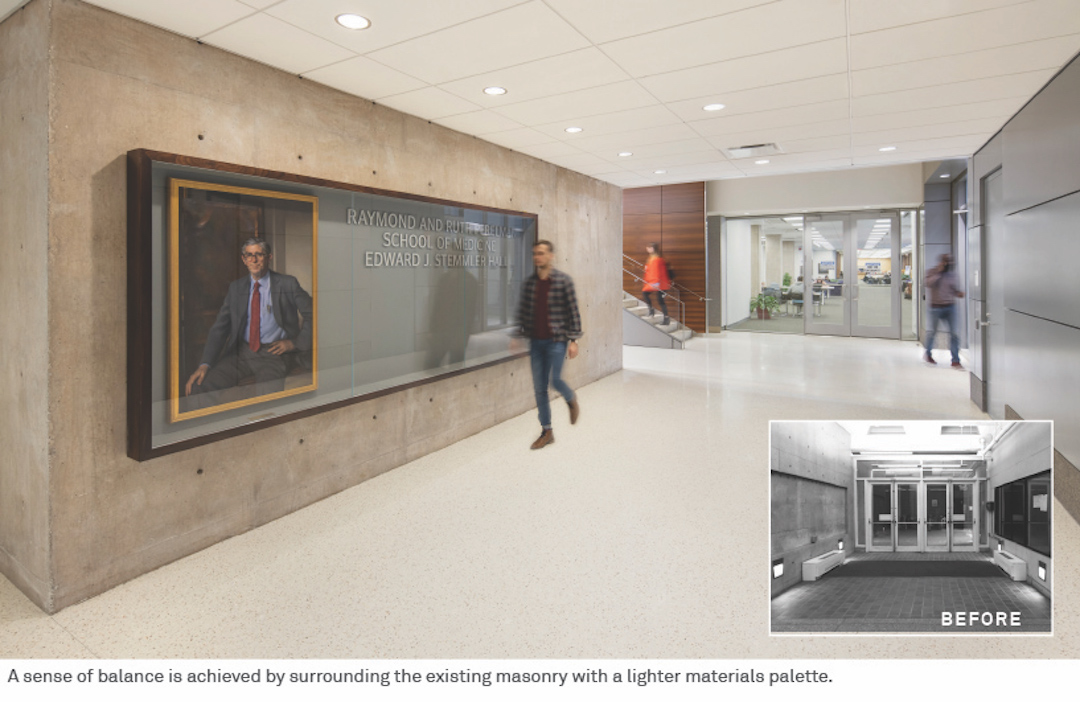 Stemmler Hall interior lobby