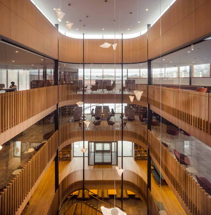 Neilson Library central oculus