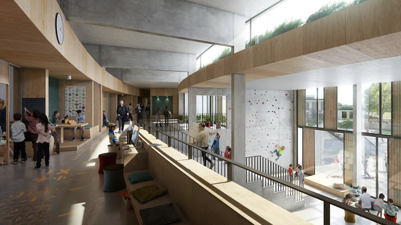 New School Sundby interior