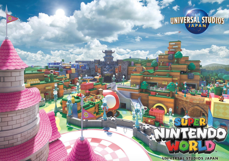 Super Nintendo World Rendering