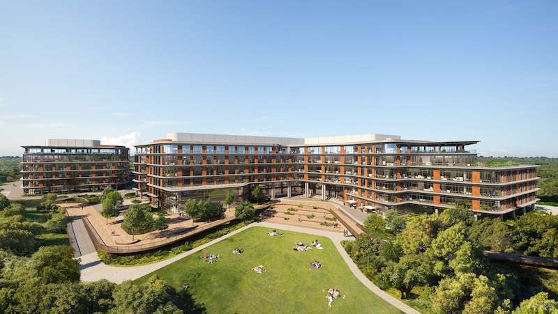 Springdale Green exterior of office campus