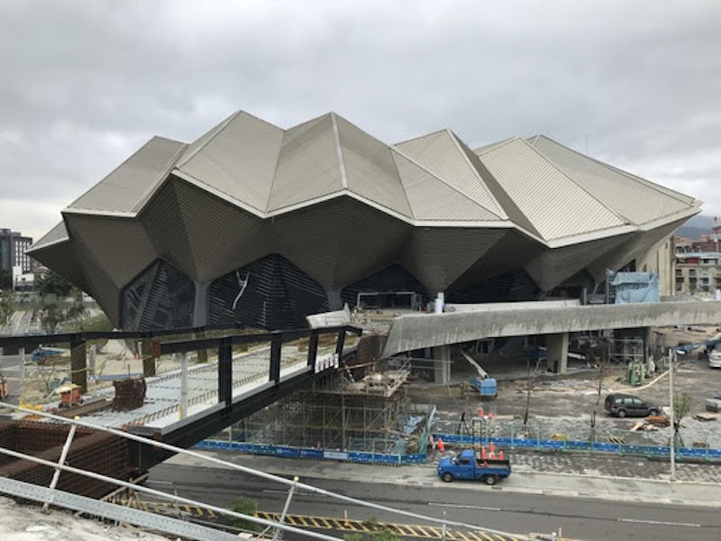 Taipei Music Center near the end of construction