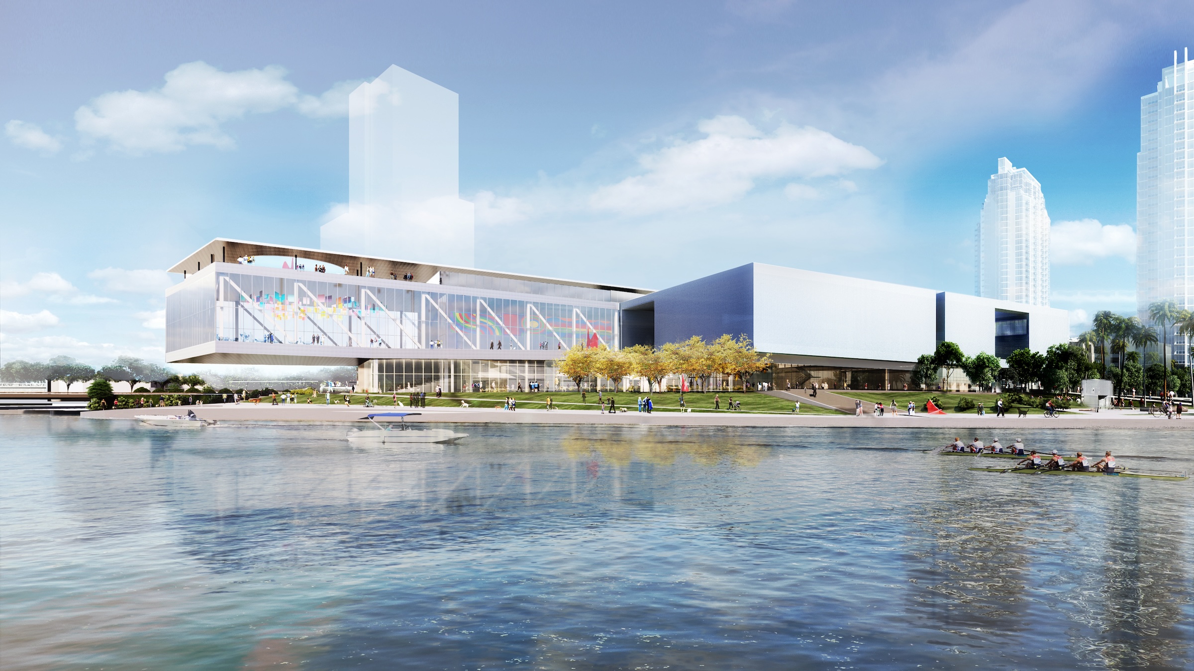 The Tampa Museum of Art will soon undergo a $110 million expansion Rendering courtesy Tampa Museum of Art