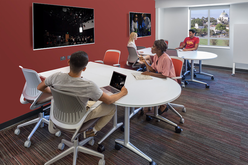 USC Village media room