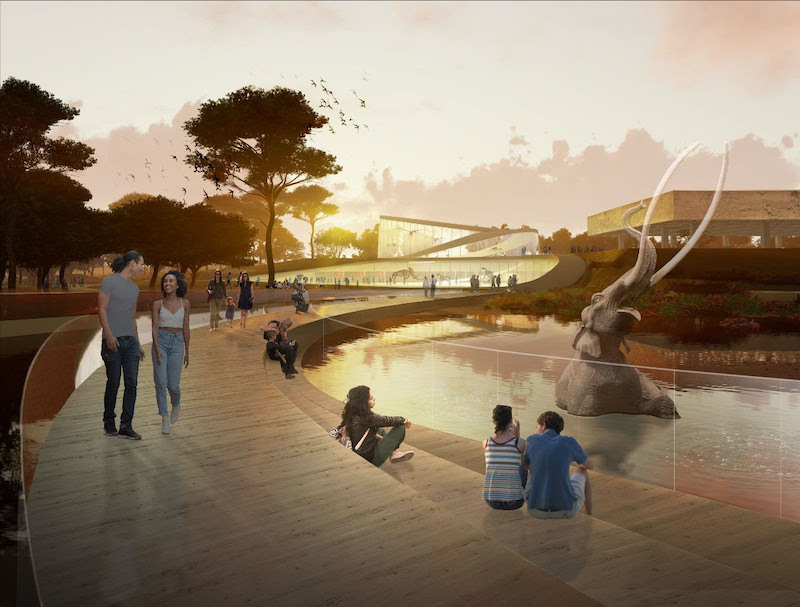 La Brea Tar Pits reimagining