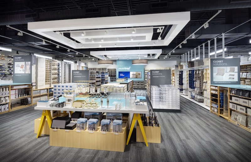 The interior of the redesigned Container Store