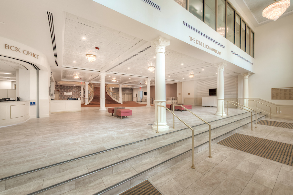 The Maryland Theater main lobby