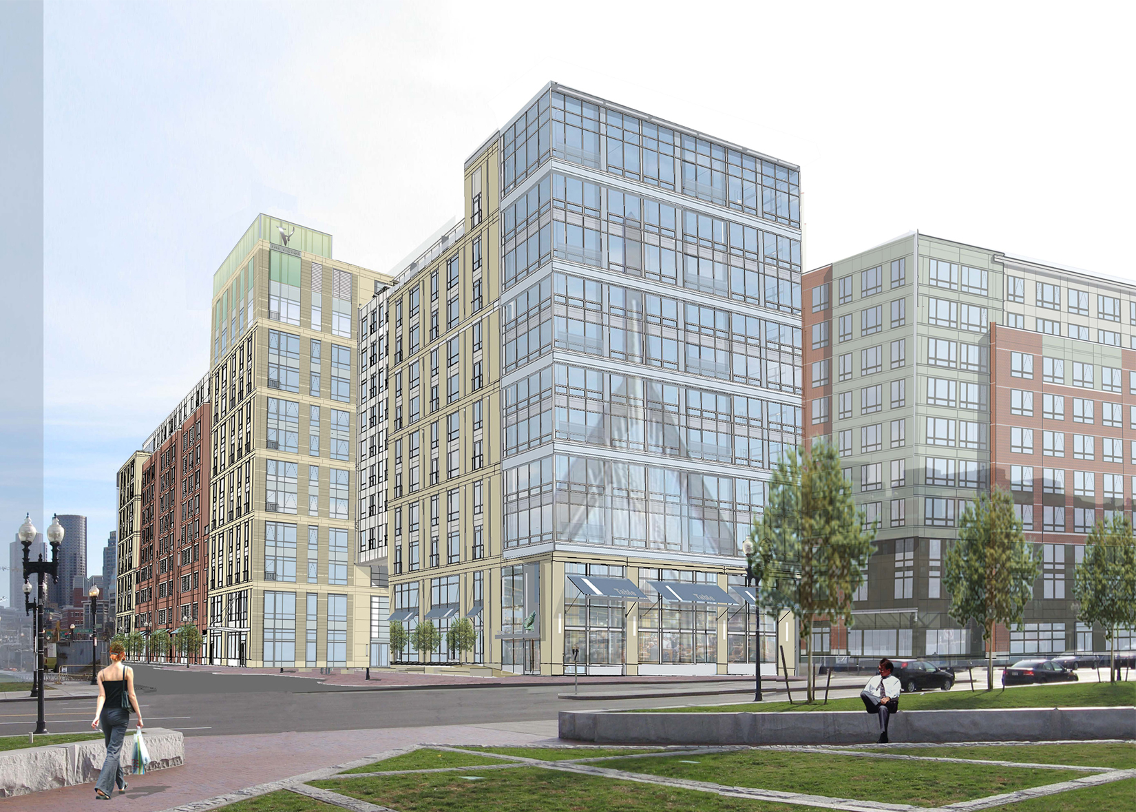 The Victor, Boston, 12-story, 377,000 sf residential tower 