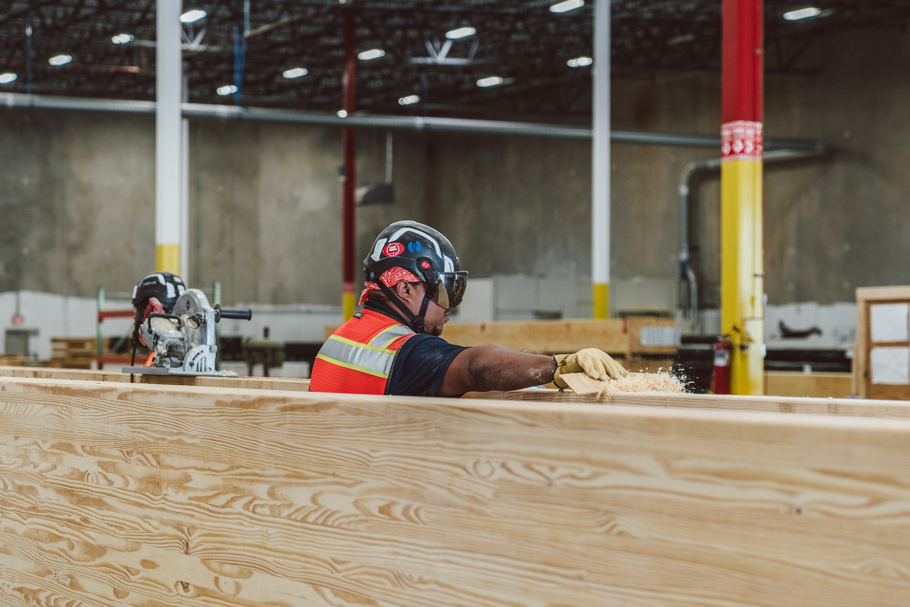 Timberlab's CNC plant in Greenville, S.C.