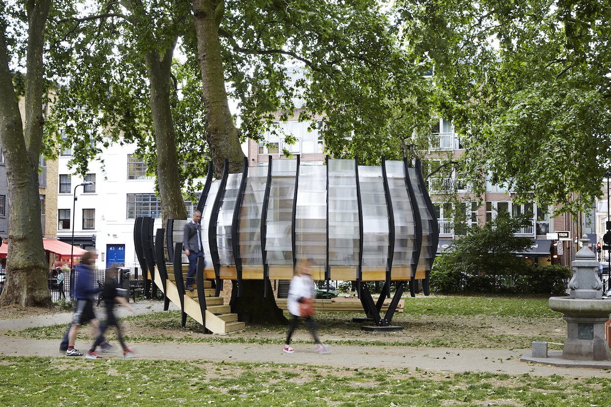 Pop-up tree-office opens in London borough of Hackney