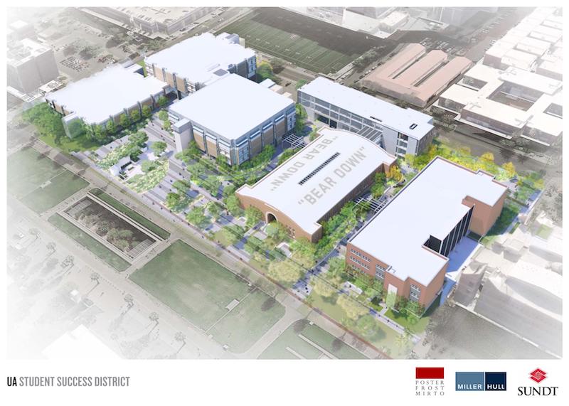 Bird's eye view of UA Student Success District