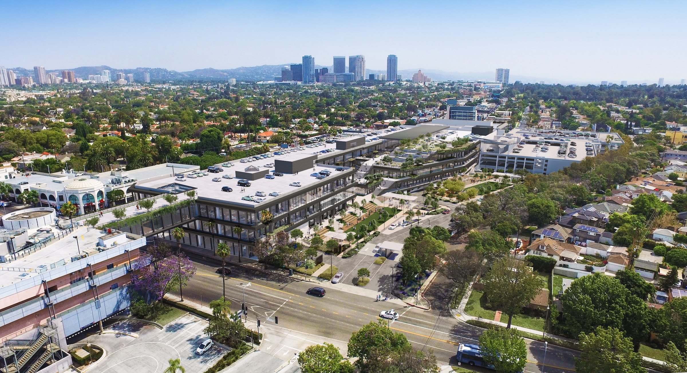 Empty mall to be converted to UCLA Research Park Rendering courtesy Flad Architects