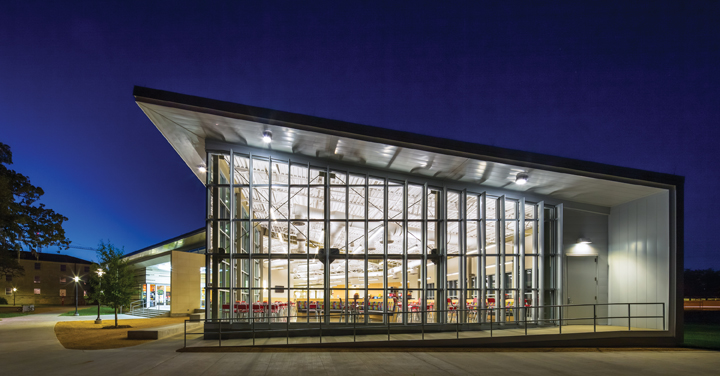 The only freestanding dining facility on the main University of Houston campus, 