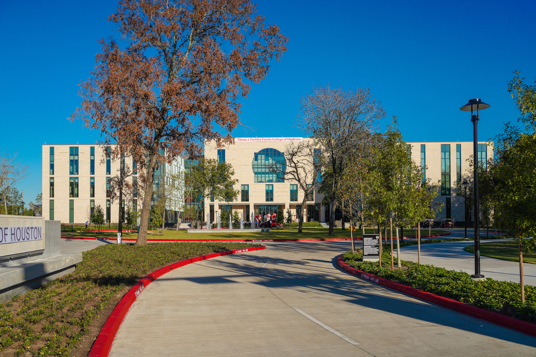 The Tilman Fertitta Family College of Medicine opened in October