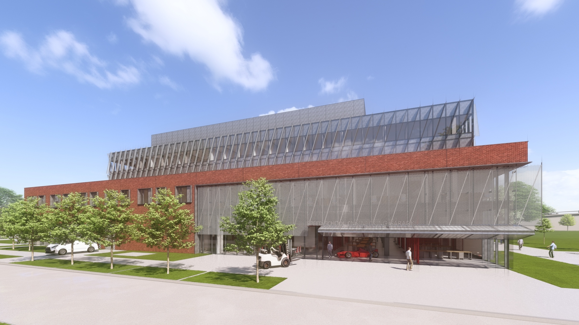 University of Louisville's J.B. Speed School of Engineering Student Success Building. Rendering courtesy SmithGroup