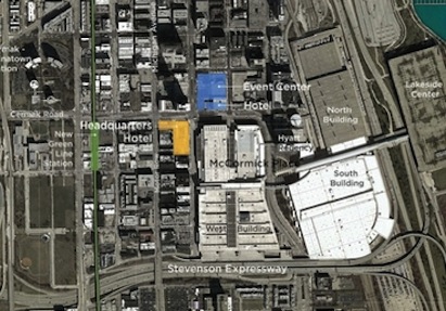 The McCormick district plan, courtesy TVS Design