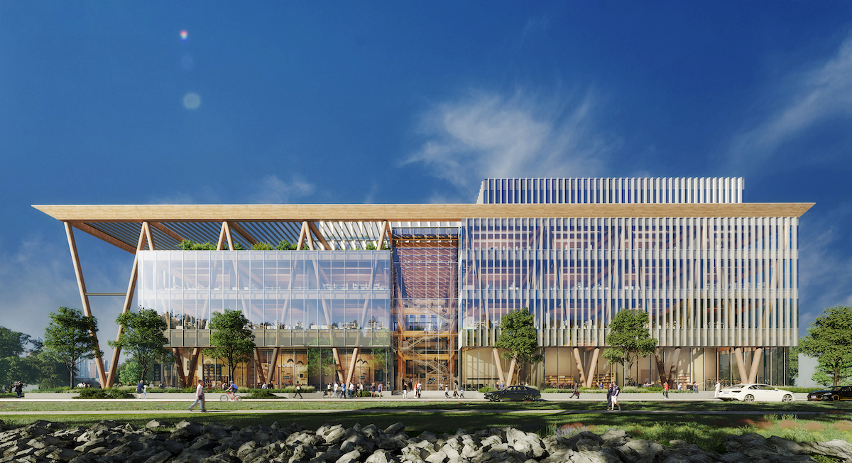 Mass timber lab prototype designed by SGA.