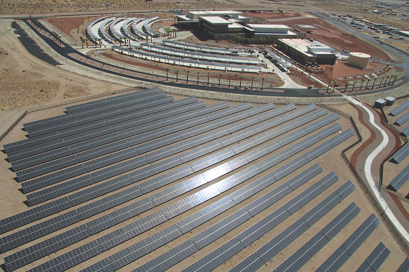 2.4 MW PV array at Weed Army Community Hospital