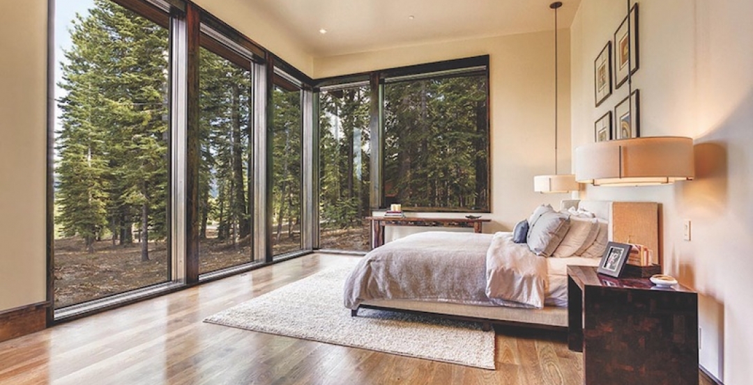 Weather Shield windows in a bedroom