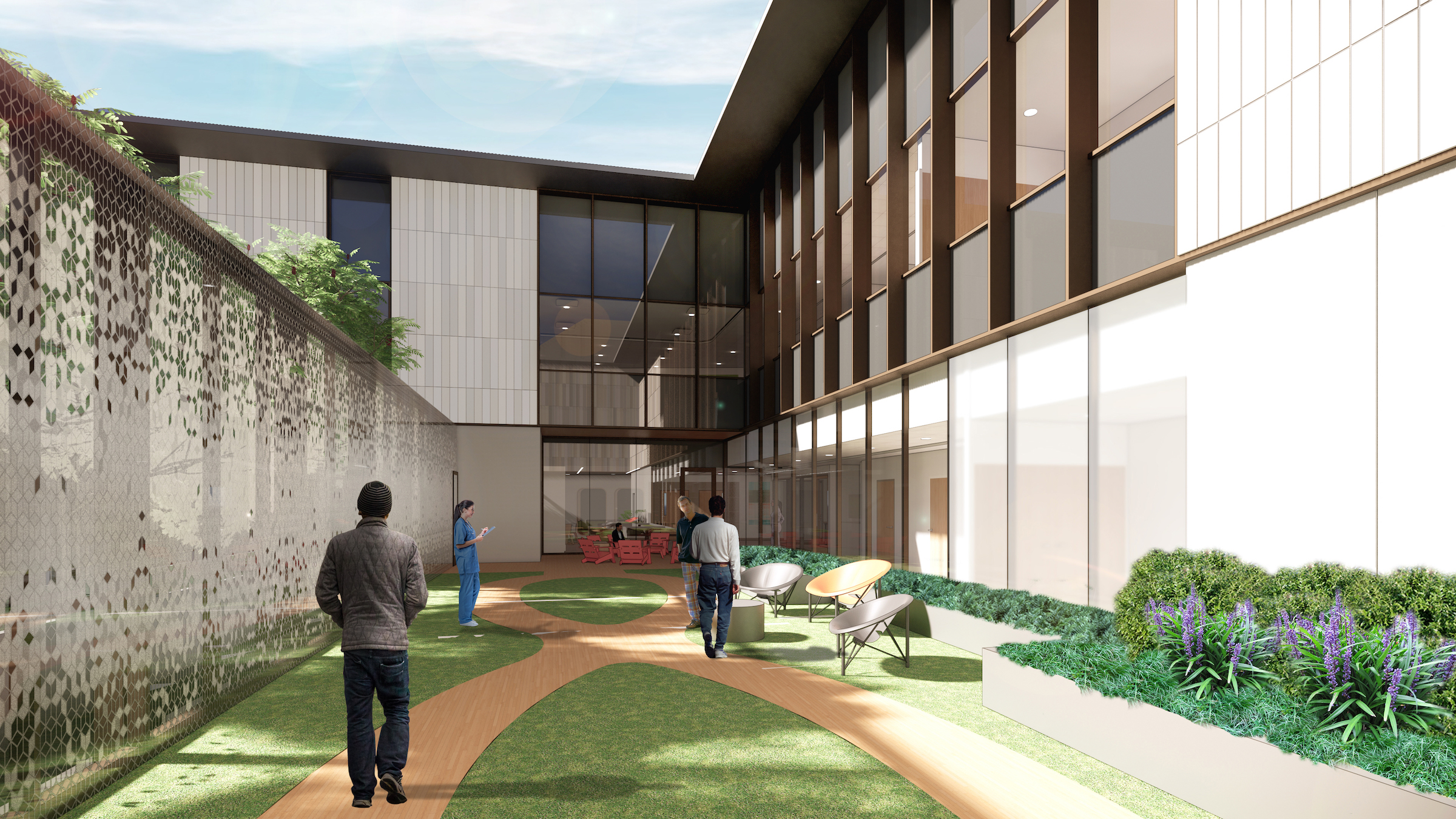 California medical center breaks ground on behavioral health facility for both adults and children Rendering courtesy HGA