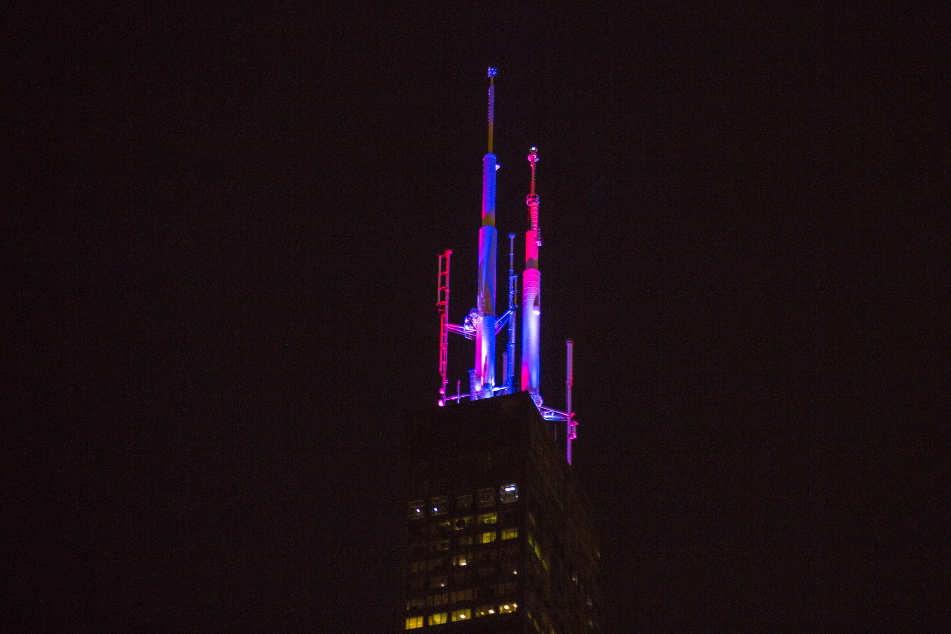 Willis Tower lights