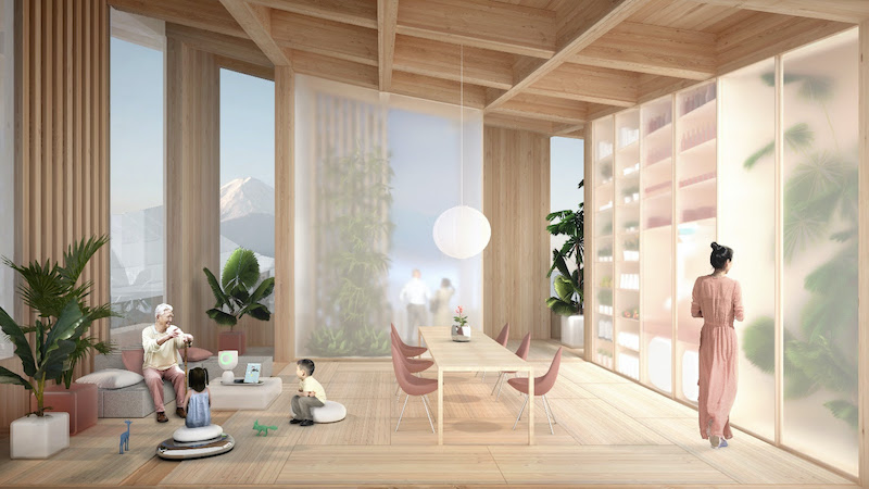 Woven City interior residential