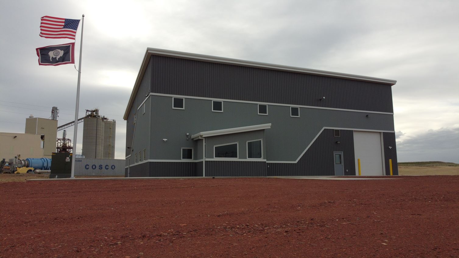 A front view of the Wyoming Innovation Center.