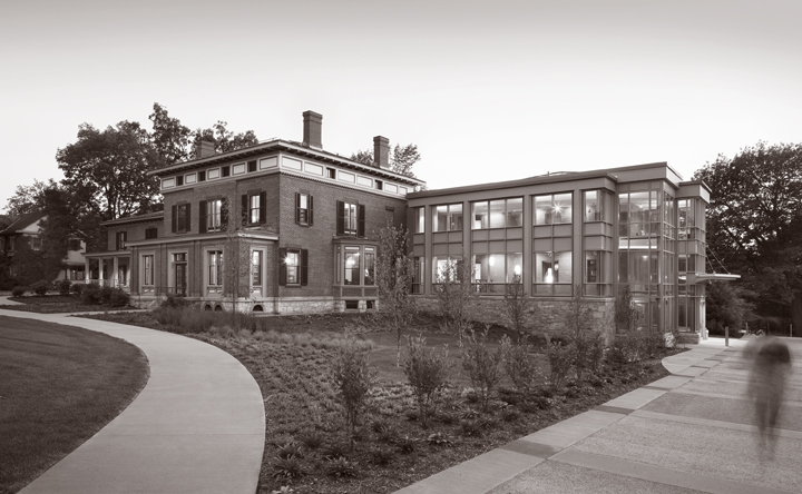 The Welcome & Admissions Center at Roger H. Perry Hall at Champlain College, Bur