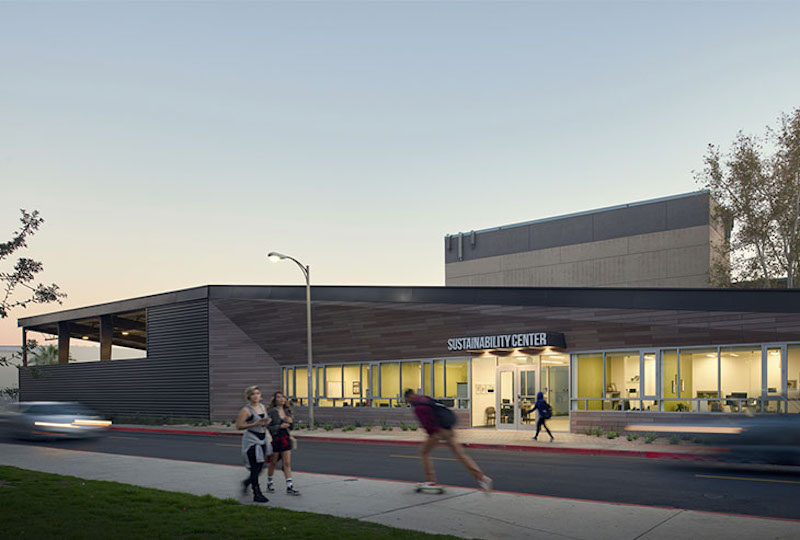 The CSU Northridge Sustainability + Recycling Center