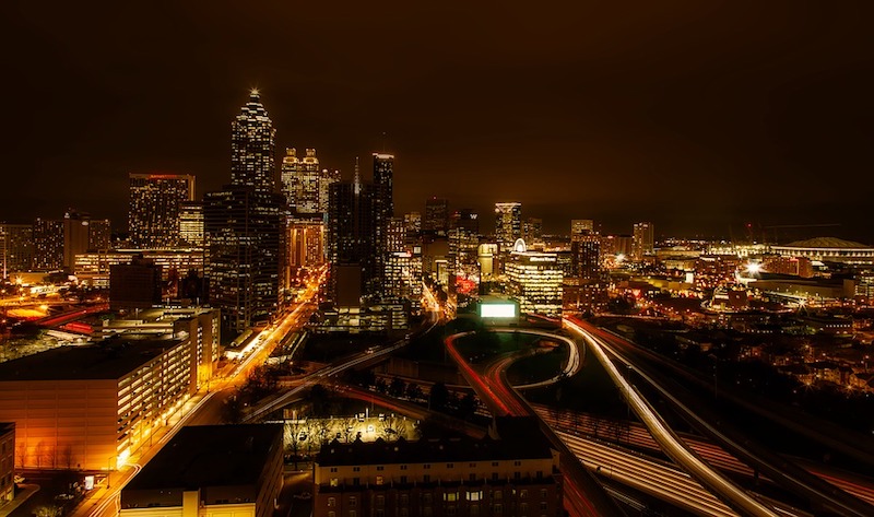 Atlanta at night