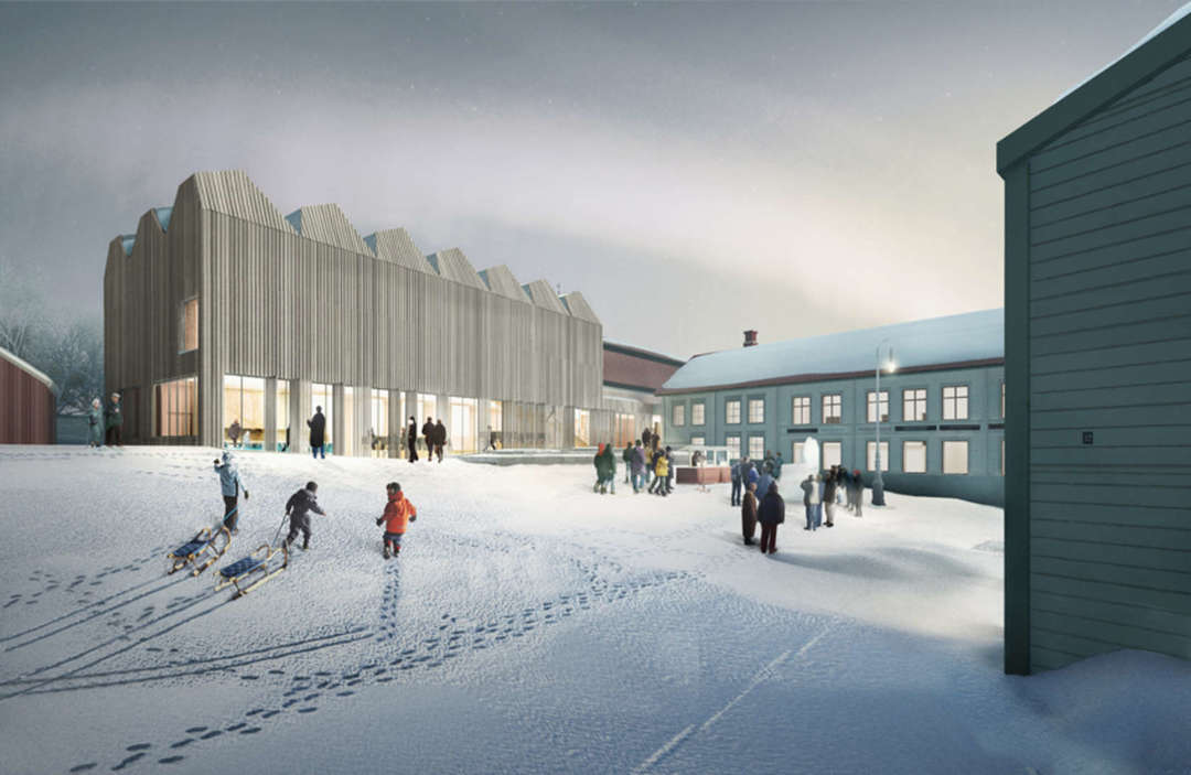 Henning Larsen Architects designs a timber museum extension in Sweden