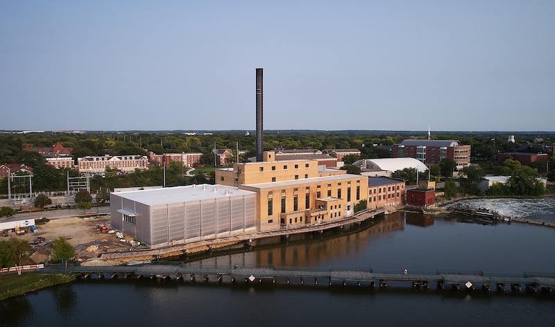 Beloit College Powerhouse Aerial