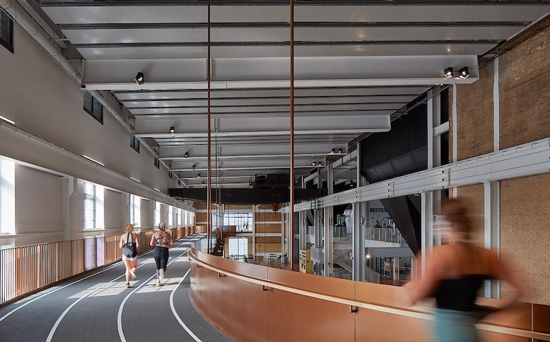 Beloit Powerhouse suspended running track