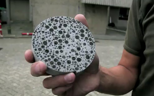 Integral bacteria make limestone when water infiltrates concrete, sealing cracks