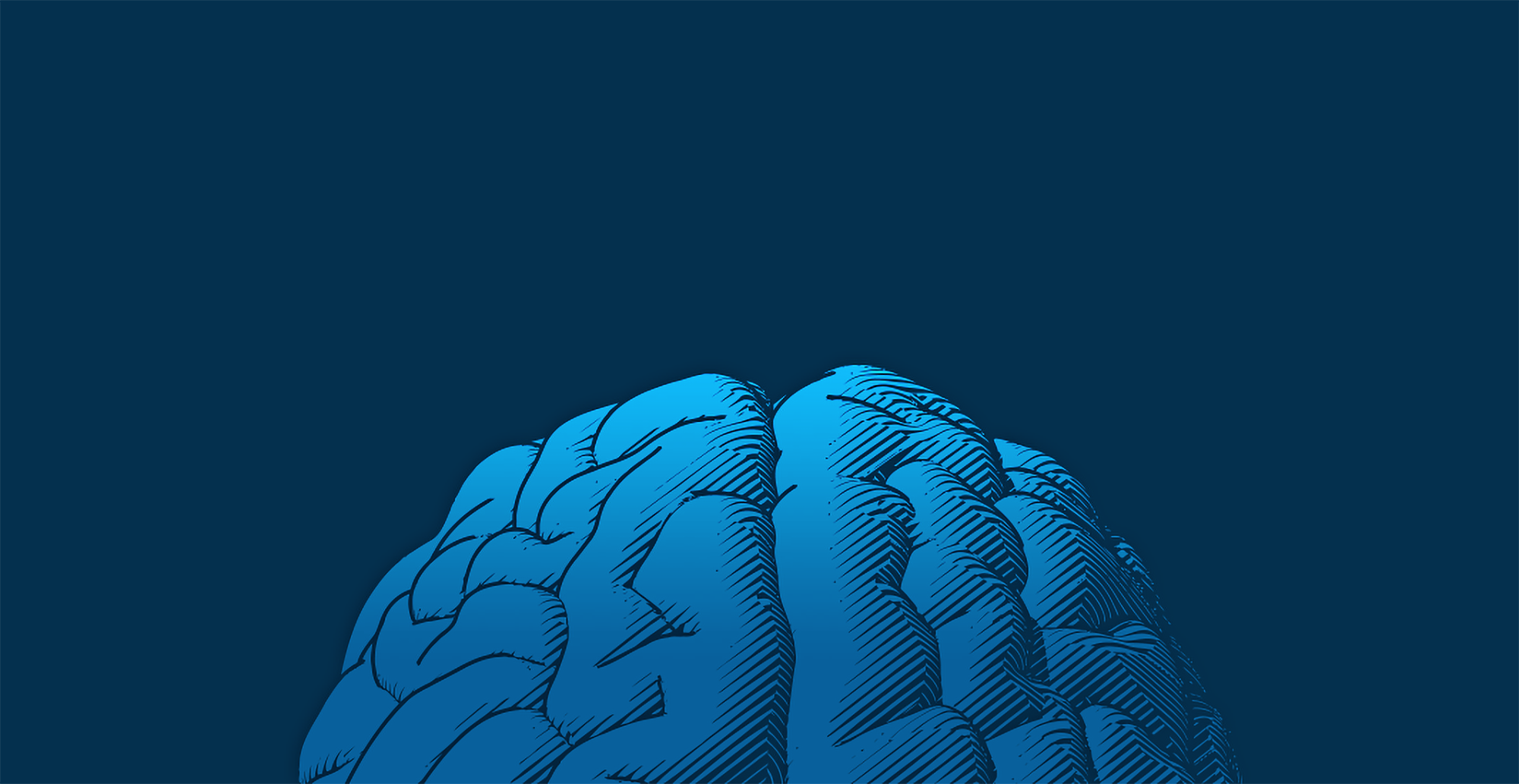 Blue brain vector art