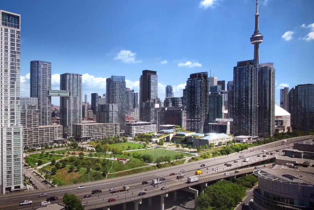 Canoe Landing Campus, Toronto, designed by ZAS Architects