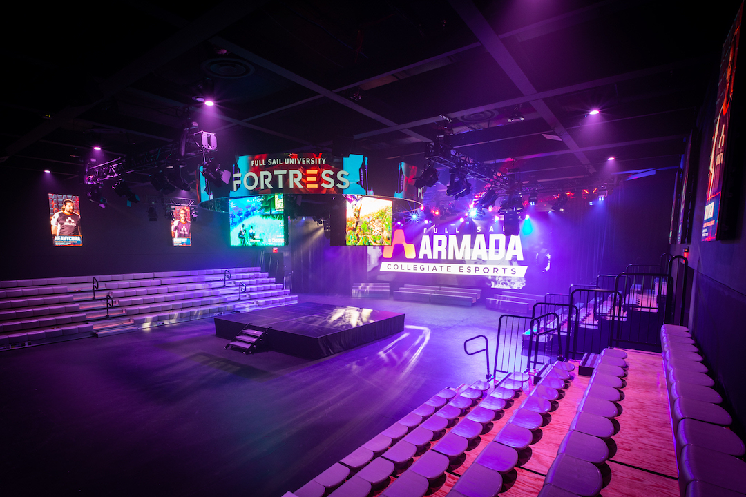 FUll Sail University's Fortress eSports arena