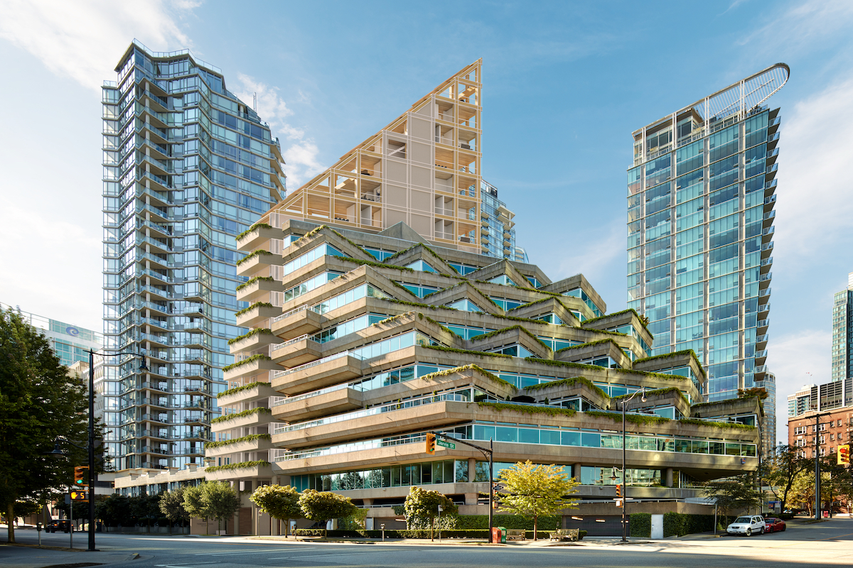 The 232-foot-tall Terrace House luxury condo development will be the tallest hybrid wood structure in North America.