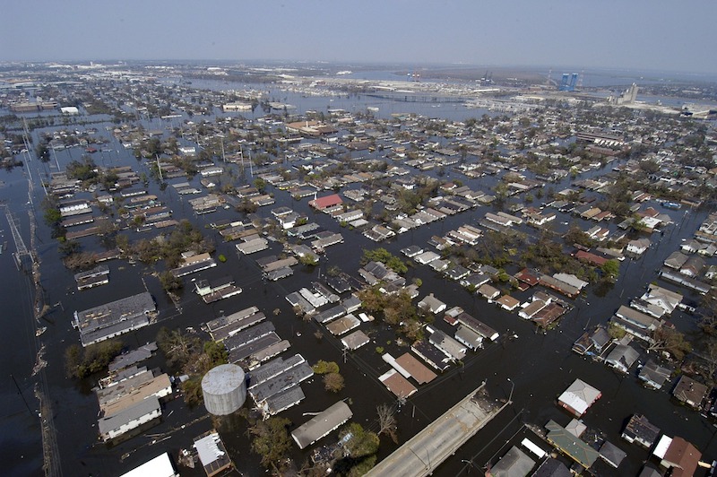 Flooded neighborhood