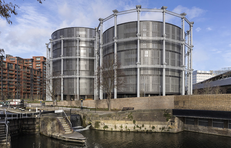 The gasholders London