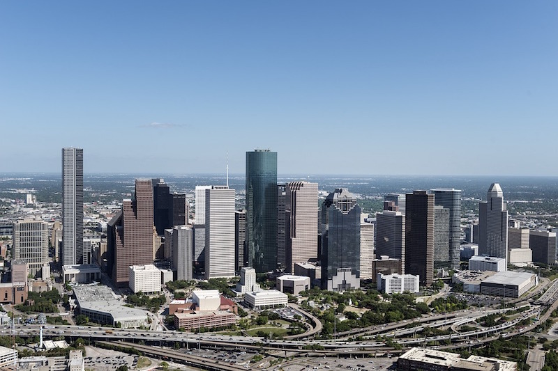 The Houston skyline