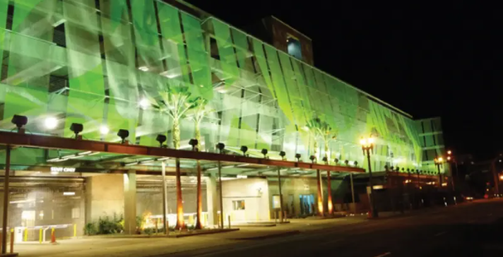 LAPD Motor Transport Division 800-car parking structure W S Tyler