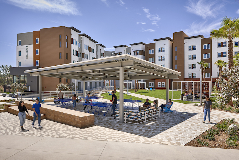 PLAZA VERDE student housing development at UNIVERSITY OF CALIFORNIA, IRVINE 2020 student housing development