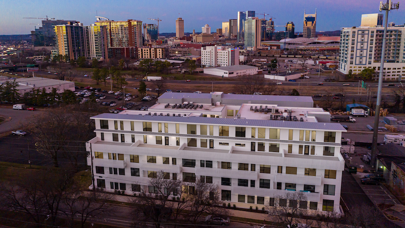 Illume offers 77 one- and two- bedroom residences (700-1,300 sf) in Nashville’s Gulch View neighborhood. Photos Emily DeSimon, SQFT Photography, www.sqftnashville.com