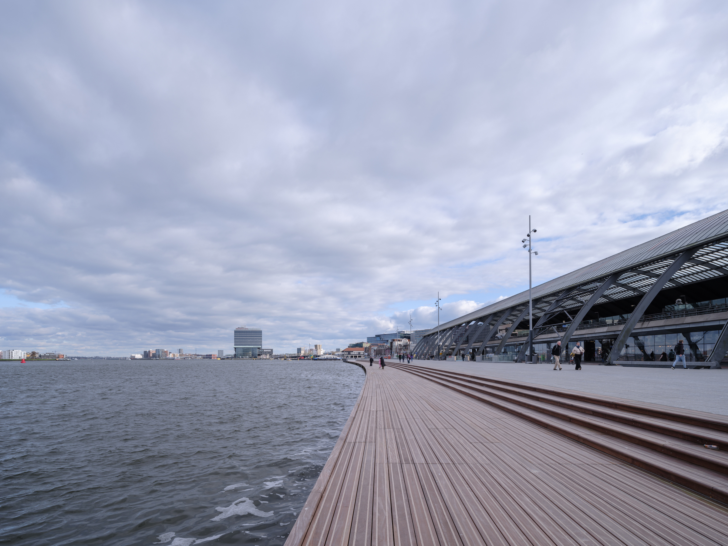 Amsterdam underwater bicycle parking facility, IJboulevard, Photo ©Ossip