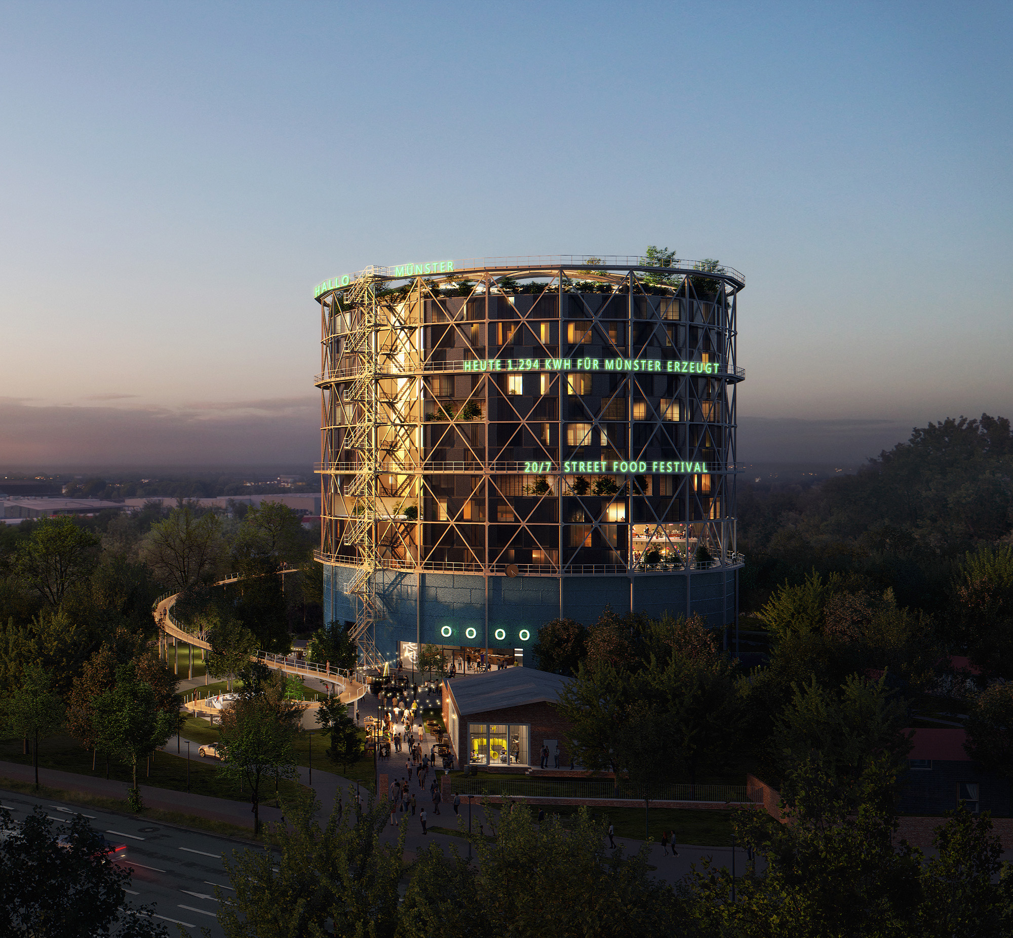 Gasometer by Mei architects and planners + Peter Bastian Architekten