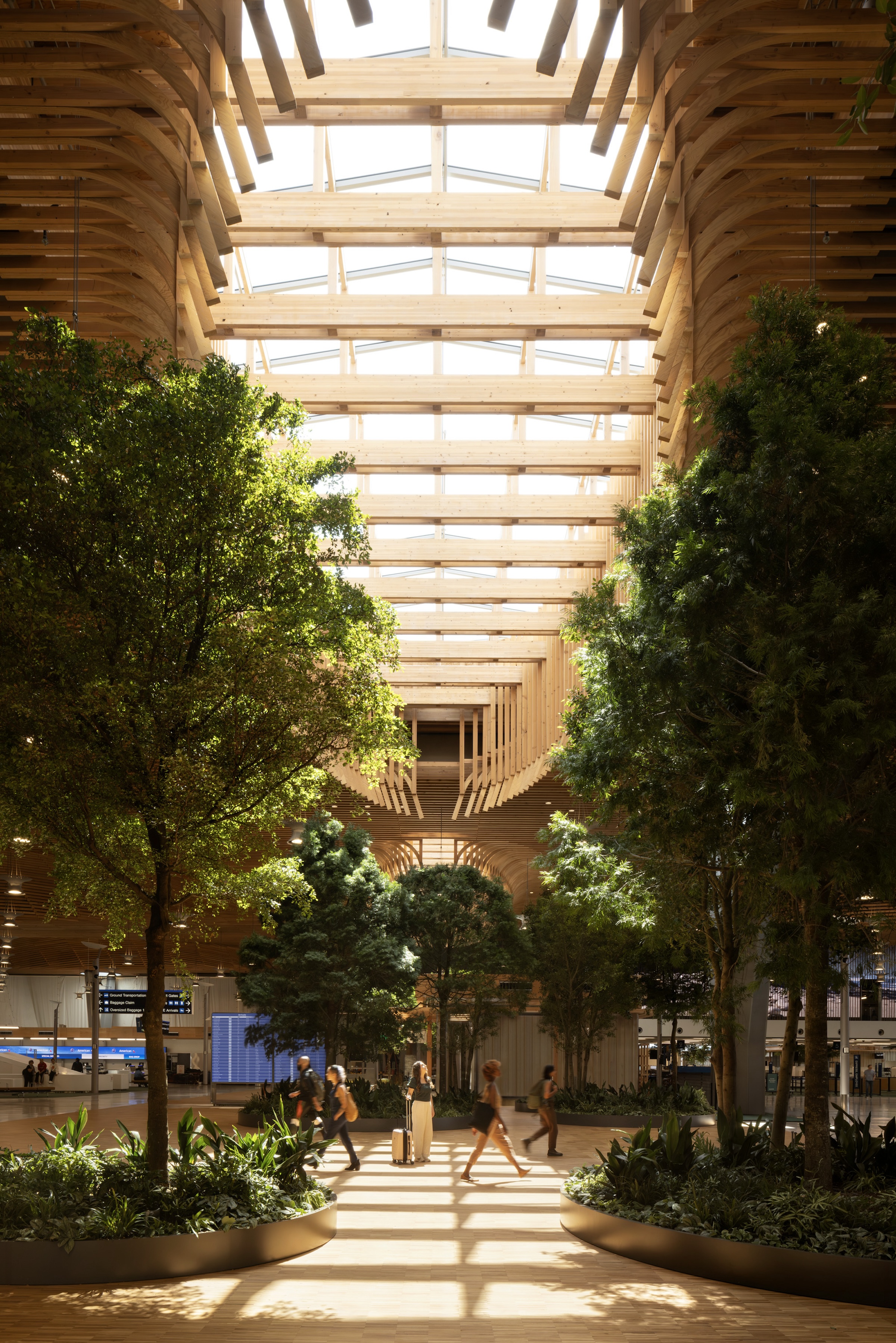 Portland opens $2 billion mass timber expansion and renovation to its international airport   