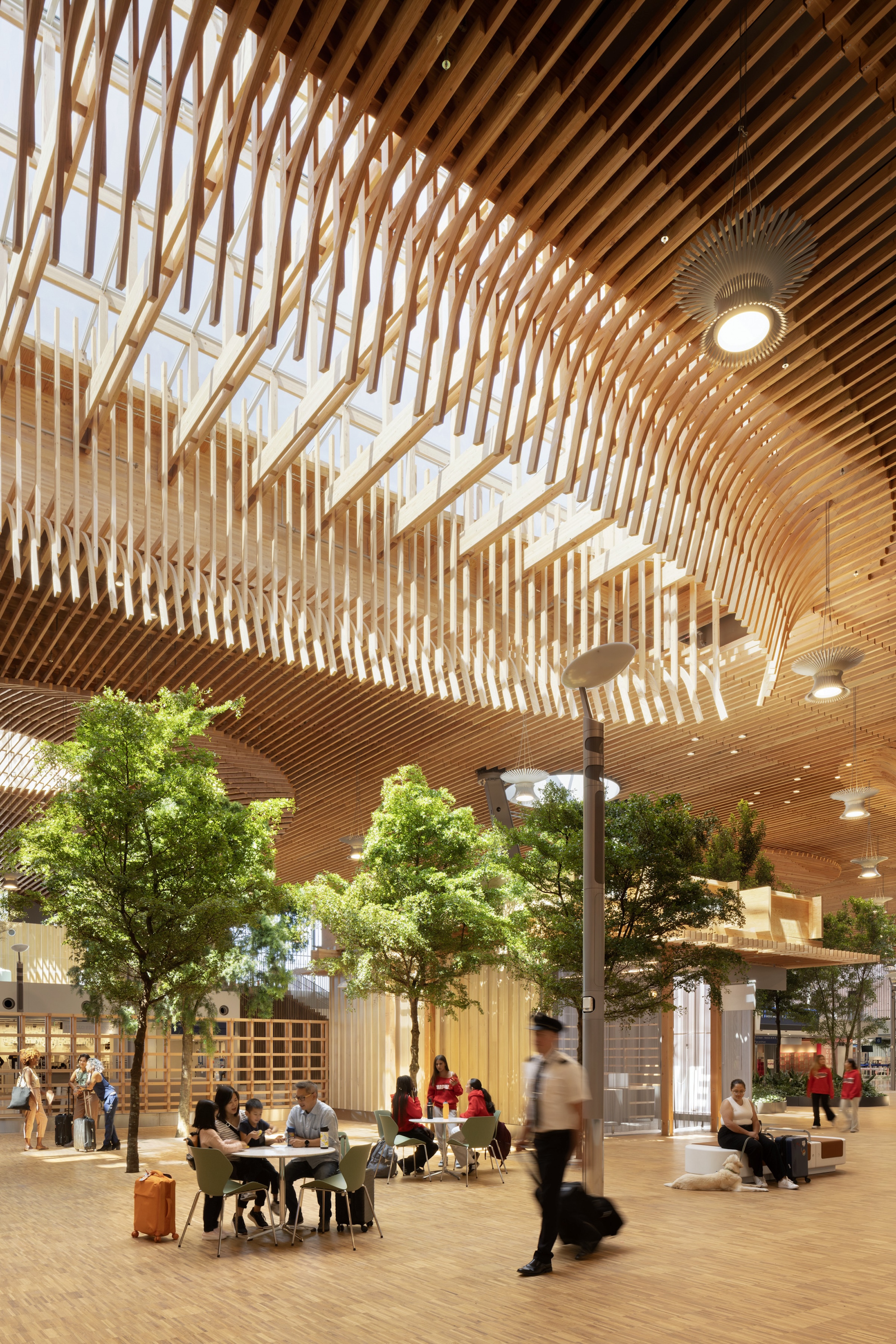 Portland opens $2 billion mass timber expansion and renovation to its international airport   