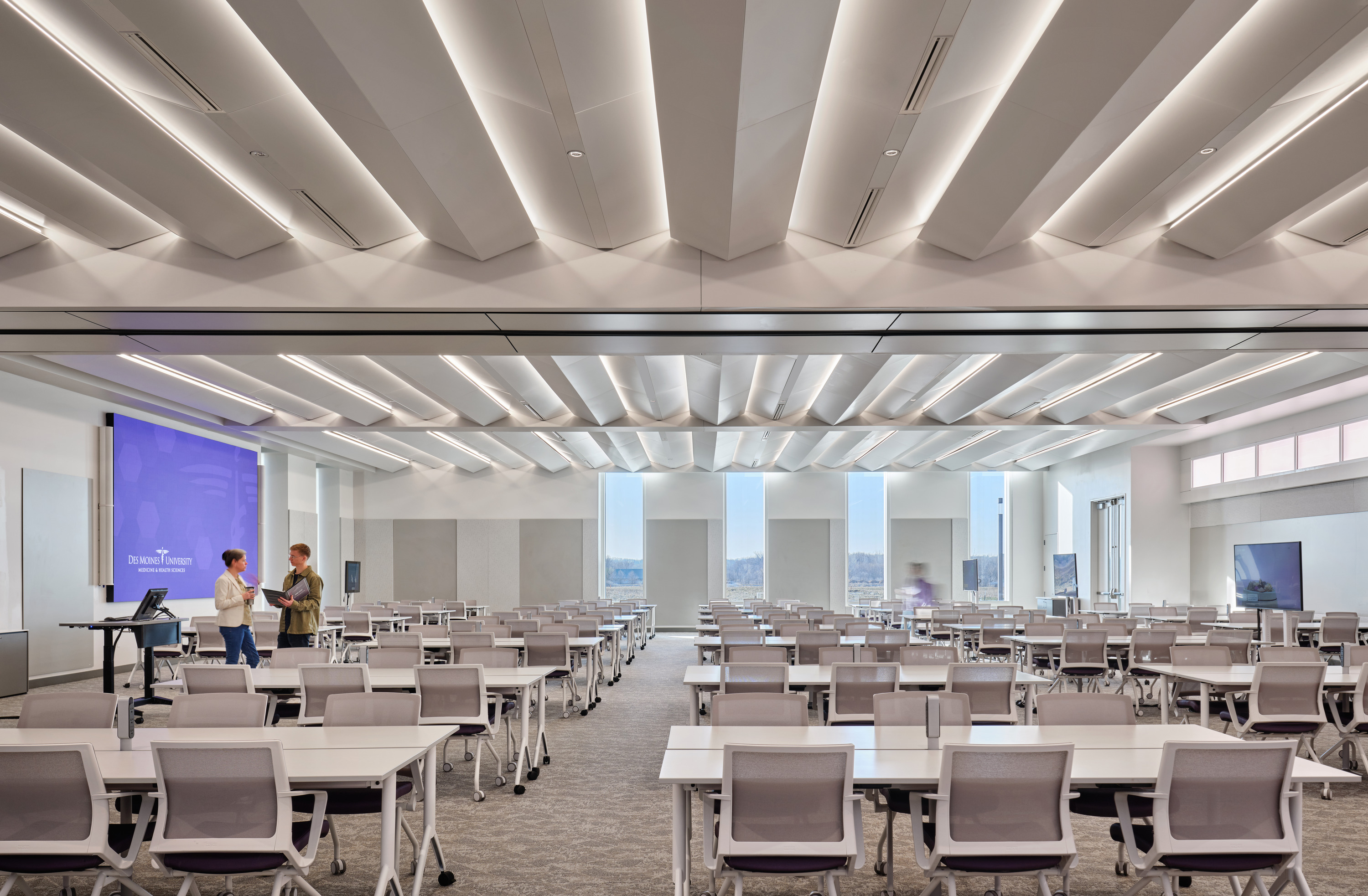 Des Moines University Medicine and Health Sciences opens a new 88-acre campus, Photo: Michael Robinson Photography, courtesy RDG Planning & Design