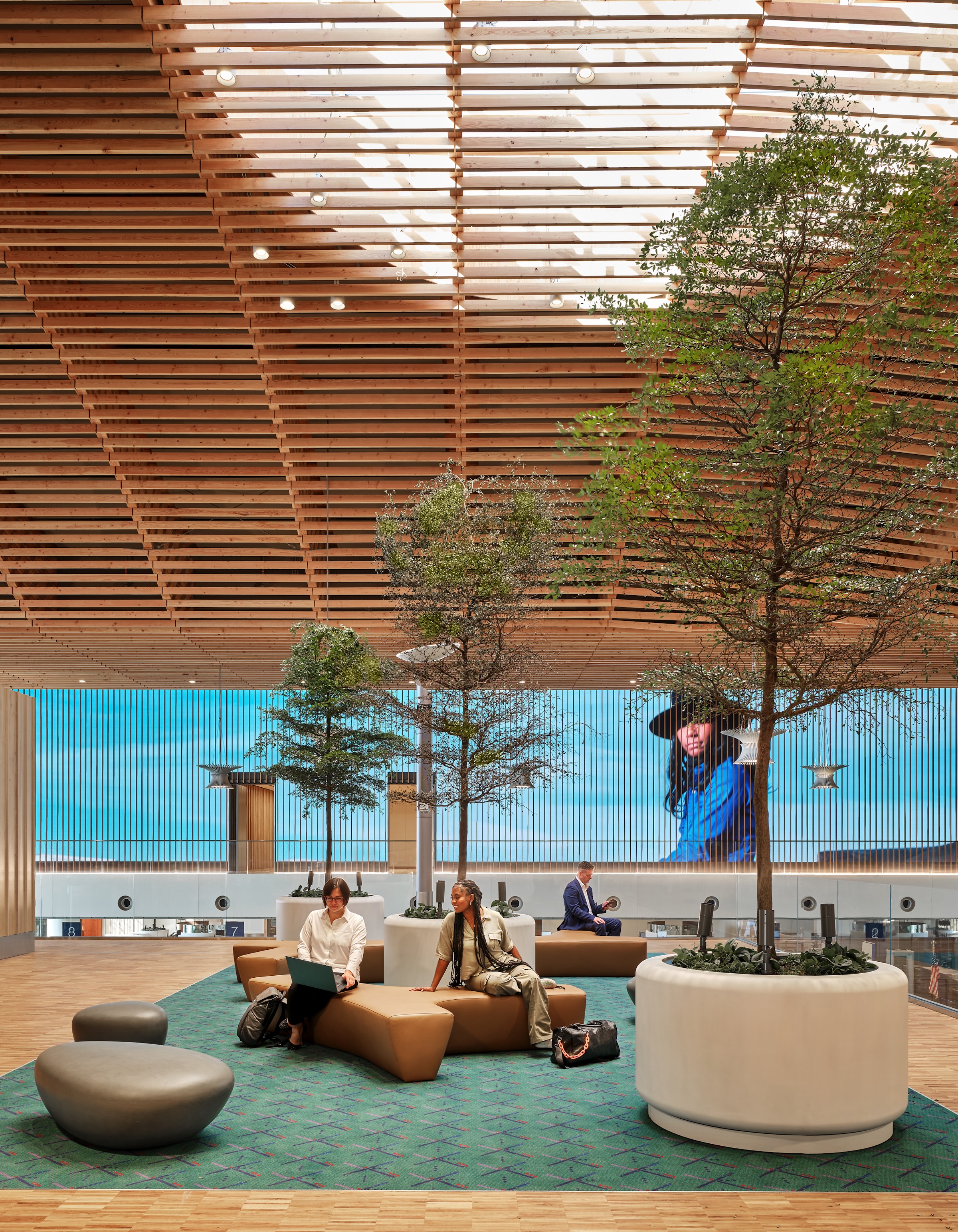 Portland opens $2 billion mass timber expansion and renovation to its international airport   